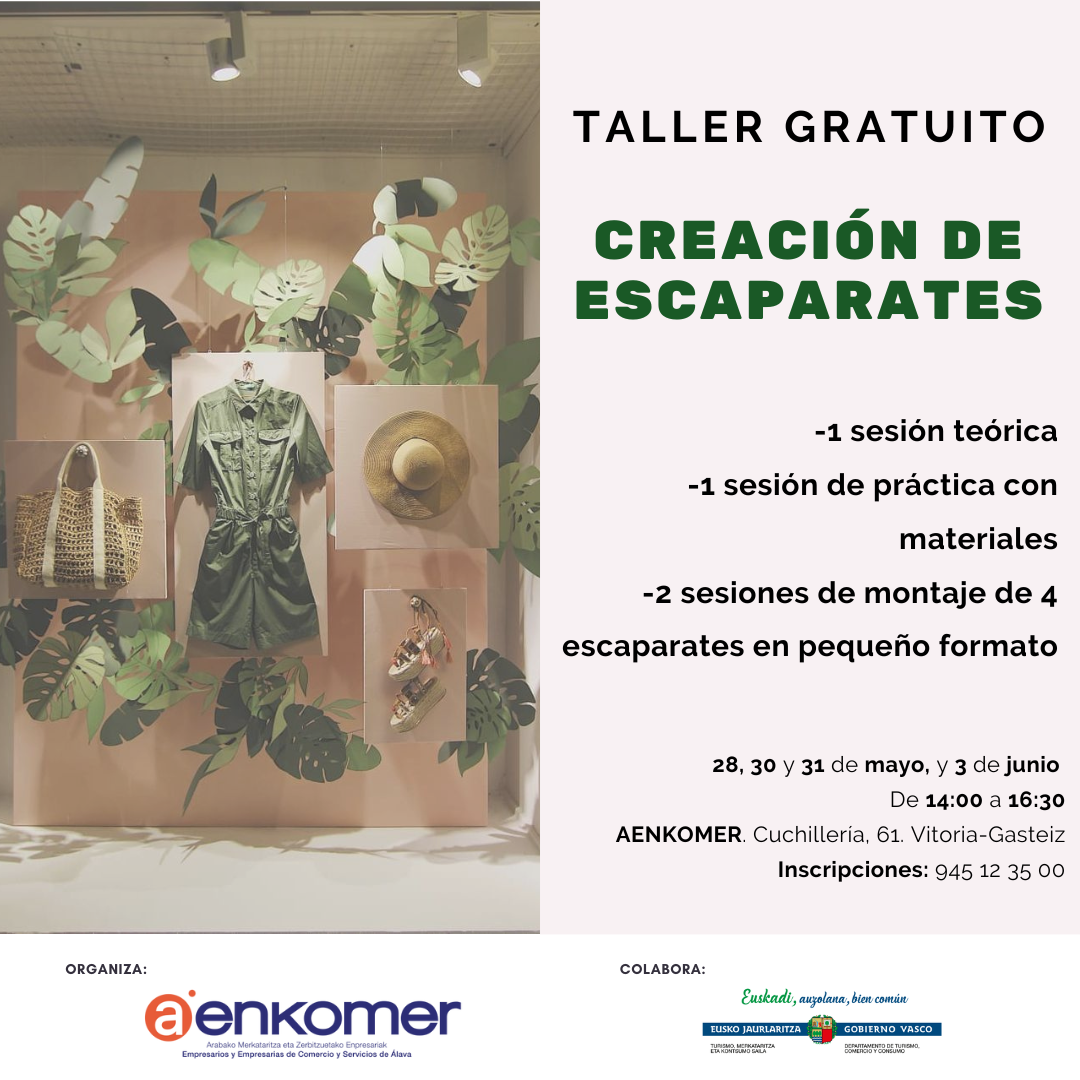 TALLER DE CREACIÓN DE ESCAPARATES