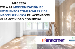 MEC 2026. AYUDAS A LA MODERNIZACIÓN DE COMERCIOS Y DE DETERMINADOS SERVICIOS